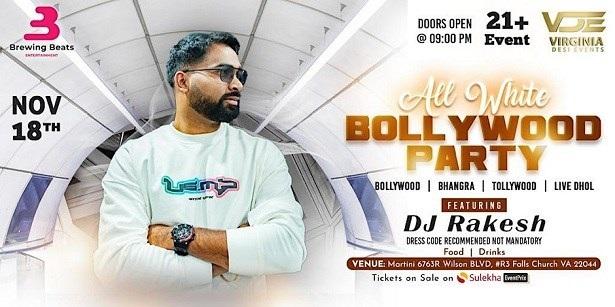 All White Bollywood Party - DJ Rakesh