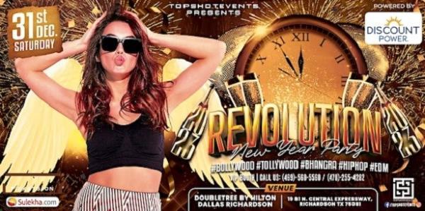 TOPSHOTEVENTS and DESINIGHTTX proudly present: REVOLUTION 2023 #1 BOLLYWOOD NEW YEAR PARTY