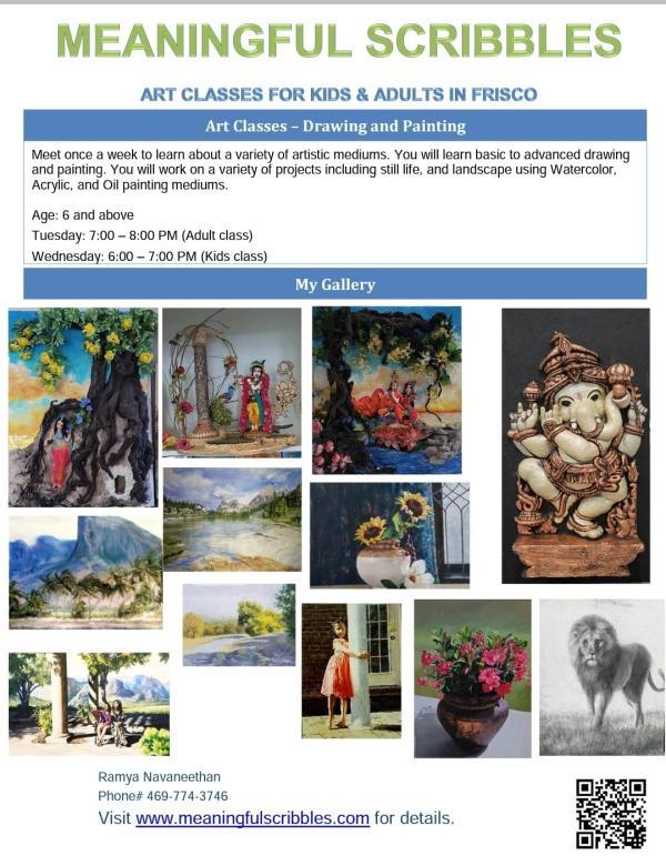 Art classes registration in Lexington Country, Frisco