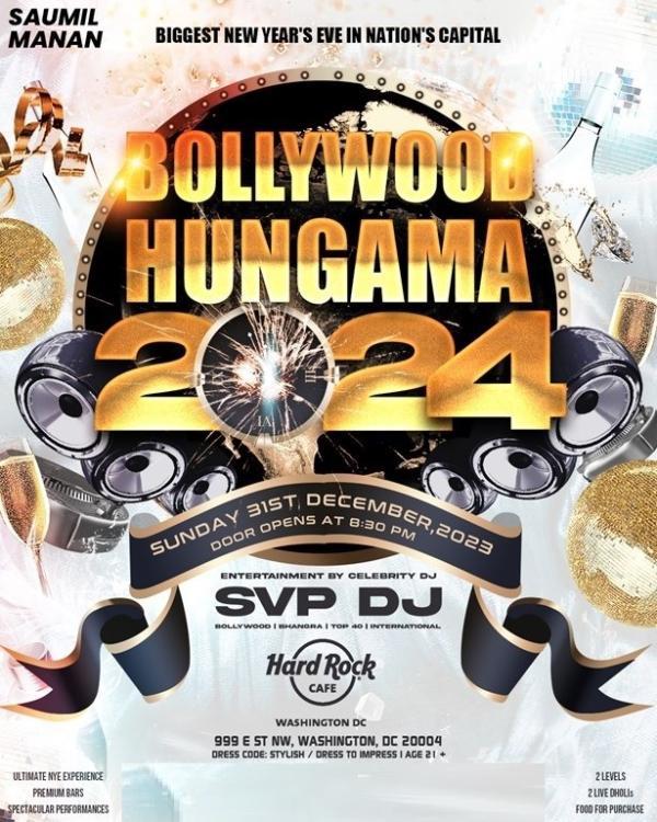 Bollywood Hungama 2024 - Ultimate NYE with SVP DJ