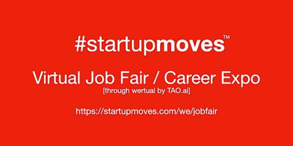 StartupMoves Virtual Job Fair - Career Expo Startup - Founder - Portland