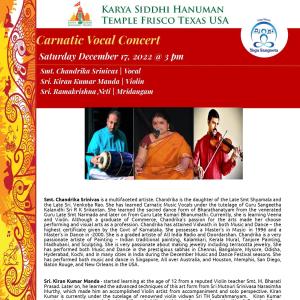 Carnatic Vocal Concert