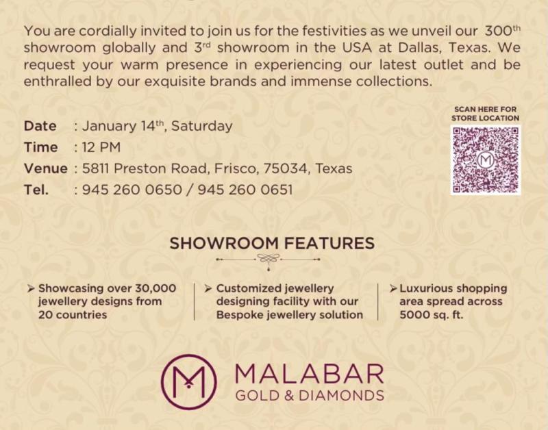 Grand opening of MALABAR GOLD & DIAMONDS