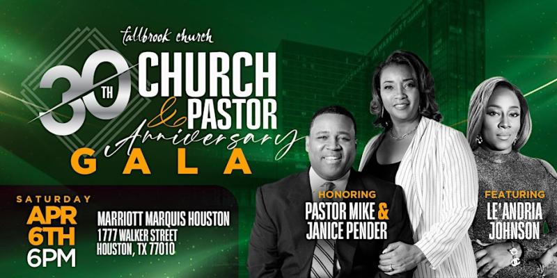 Fallbrook's 30th Church & Pastoral Appreciation Gala
