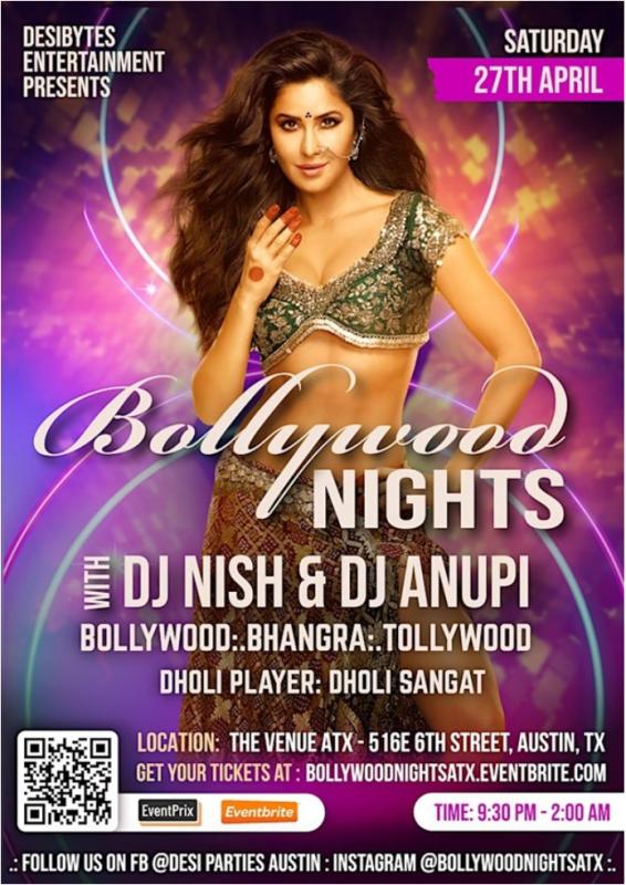 Bollywood Nights - Dj Nish & Dj Anupi - Atx Biggest Bollywood Dance Party