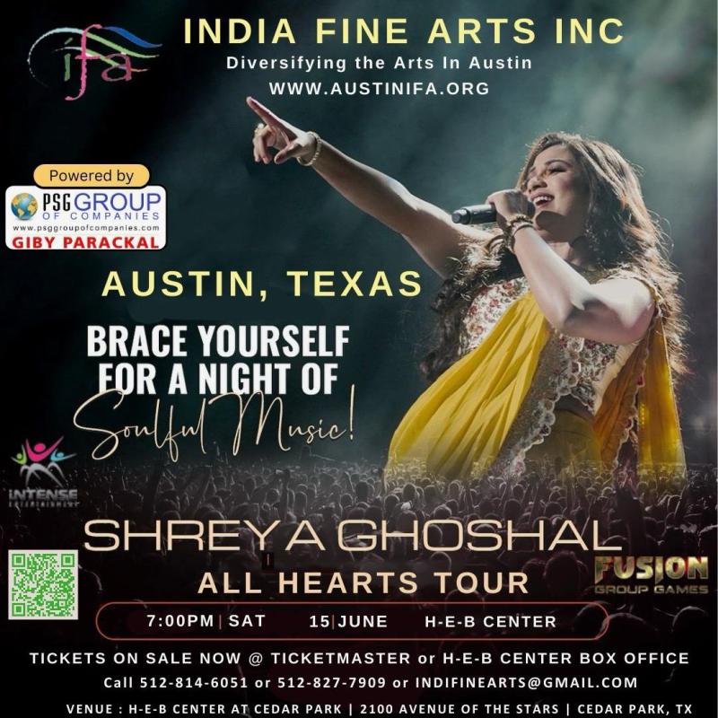 Brace yourself for a night of Soulful Music - Shreya Ghoshal