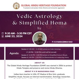 Vedic Astrology & Simplified Home by P.V...