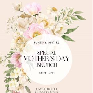 Special Mothers Day Brunch with Live Singer