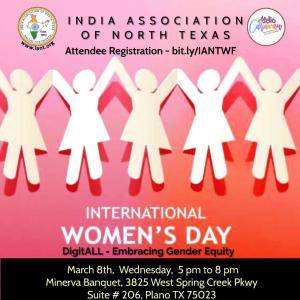 Women's Day - India Association of North Texas Int...