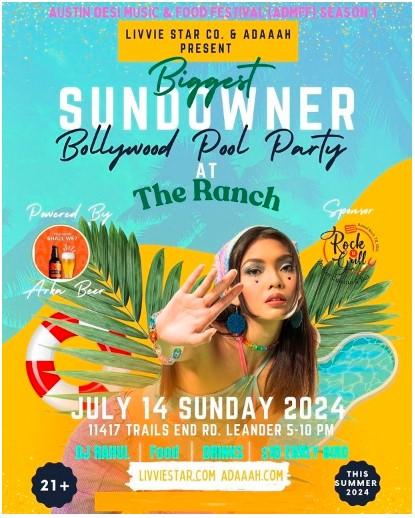 Sundowner Bollywood Pool Party