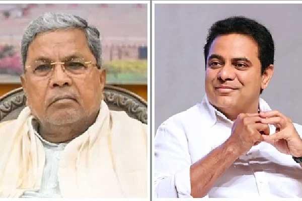 KTR gets into war with Karnataka CM