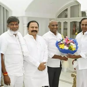 Amid BJP Rumors, KCR Locks Unexpected Alliance