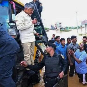 Historic Flood Response in Vijayawada: Chandrababu Naidu's Innovative Measures and Record-Breaking Efforts