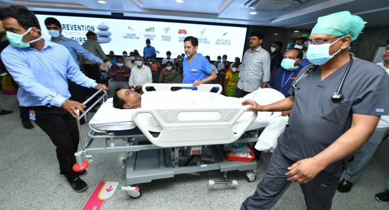 Ex-CM KCR Injured: Rushed to hospital