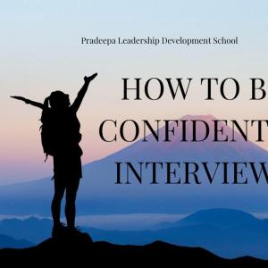How to be confident in interviews-Pradeepa Narayanaswamy