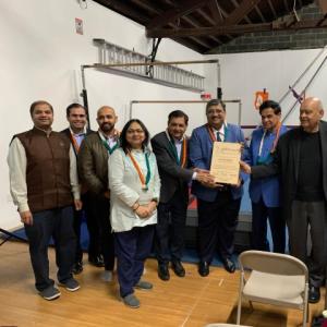 Gandhian Society (USA) Honors Esteemed Guests In New Jersey