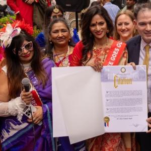 Saree Goes Global: Embracing Cultural Diversity in the Heart of Times Square, New York City