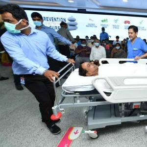 Ex-CM KCR Injured Rushed to hospital