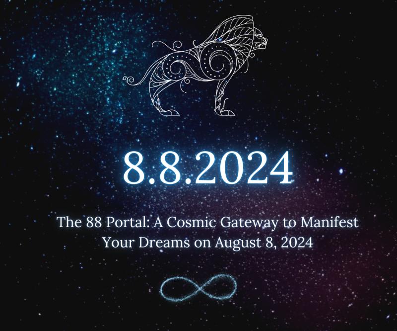 The 88 Portal: A Cosmic Gateway to Manifest Your Dreams on August 8, 2024