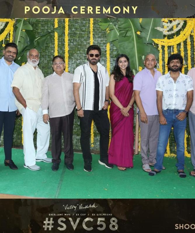 Victory Venkatesh, Anil Ravipudi Movie Launched in Grand Manner