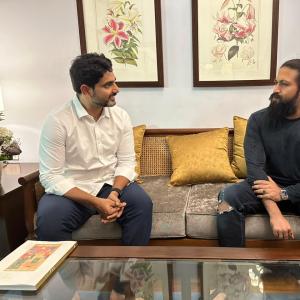 TDP's Nara Lokesh meets KGF fame Yash