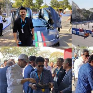 Ram Charan, Nagarjuna, Sachin, light up Hyderabad’s Eprix