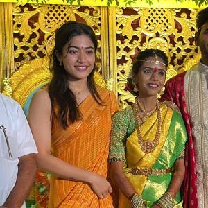 Rashmika Mandanna Graces The Wedding Of Her Assistant