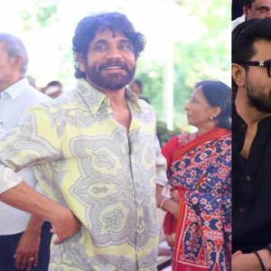 Viral Pics: Ram Charan and Mahesh with Nagarjuna