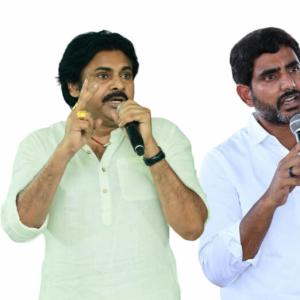 Lokesh and Pawan Kalyan campaigning together