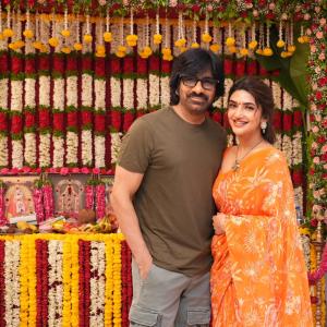 Sithara Entertainments' Launch Mass Maharaja Ravi Teja's Landmark Film