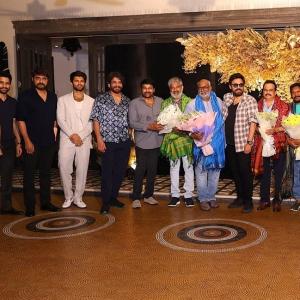 Global Star Ram Charan's birthday bash on Monday was star-studded