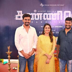 Keerthy Suresh’s Action thriller Telugu-Tamil Bilingual Movie Pooja Held