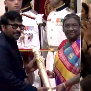 Megastar Chiranjeevi Receives Prestigious Padma Vibhushan Award