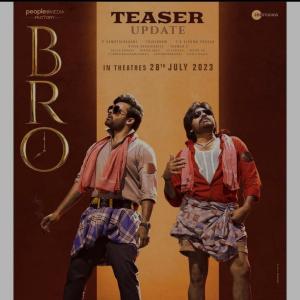 Unveiling the Sensational Look of Pawan Kalyan and Sai Dharam Tej in 'BRO'