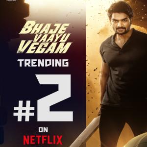 Bhaje Vaayu Vegam Trending at No.2 on Netflix