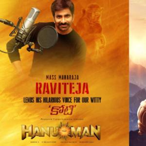 Mass Maharaja Ravi Teja Lends Voice To The Character Koti In Original Superhero Film HANU-MAN