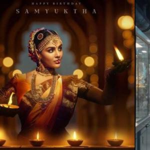 Sharwanand's 37th Film: First Look of Samyuktha Unveiled on Her Birthday