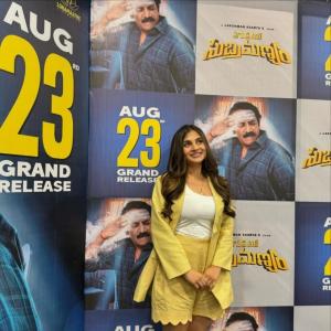 Ramya Pasupuleti Stuns in Latest Look as Maruthinagar Subramanyam Readies for Release