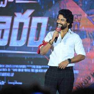 Nani Promotes Saripodha Sanivaram with Symbolic Red Scarf, Announces Special Event in Hyderabad