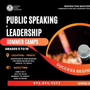 Public Speaking and Leadership Summer Camps in Fri...