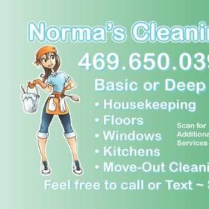 HOUSEKEEPING - MAID - HOUSE CLEANING - HOUSEKEEPER - CLEANING LADY (DALLAS)