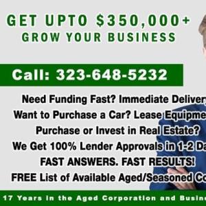 Full Doc & Unsecured Business Loans - Fast Funding & Shelf Corps! (Dallas)