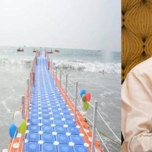 Vizag Beach Bridge Breaks: Chandrababu Trolls Jagan