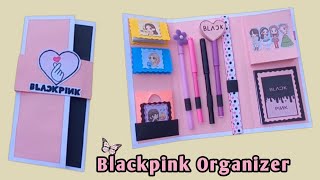 DIY Blackpink Folder Organizer || DIY Organizer || Notebook Folder || DIY School Supplies