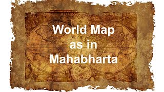 5000 year old Mahabharata verse reveals ancient world map translated by Indian saint Ramanujacharya.