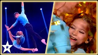 Aerial Dance Duo Win the GOLDEN BUZZER with a STUNNING 