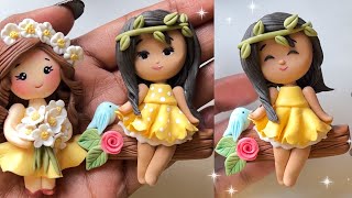 How to make a doll step by step | Doll Tutorial | Cold Porcelain Clay | Clay Craft Ideas