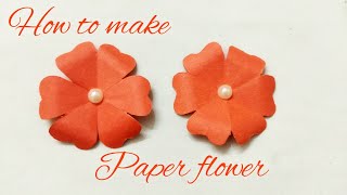 How to nake easy paper flower 🌺🌹Paper flower making ideas at home | Diy paper flower #diy #craft