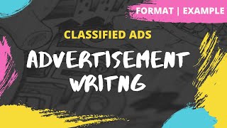 Advertisement  How to write a Classified Ad  Format 