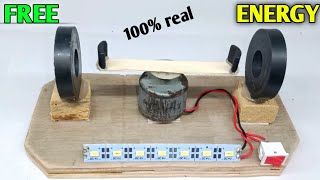 How to make free energy with magnet and dc motor  magn